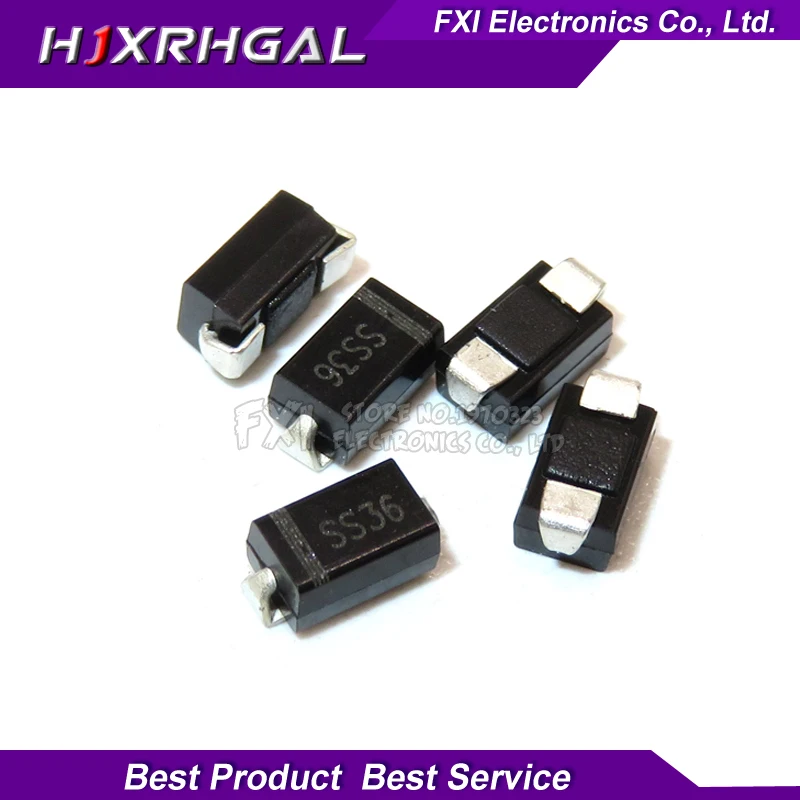 

100PCS SS36 SR360 30v 60a SMD diode SMA sk36 New original