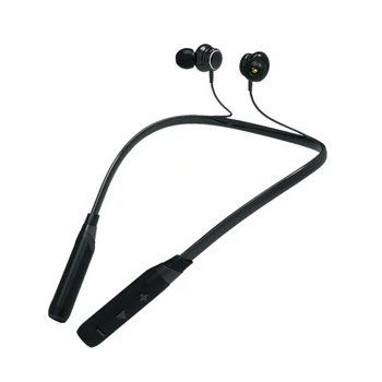 

Bluetooth Headphones, Wireless Neckband Headset V4.2 Flexible Stereo Noise Cancelling Sports Earbuds With Mic For Iphone Samsu