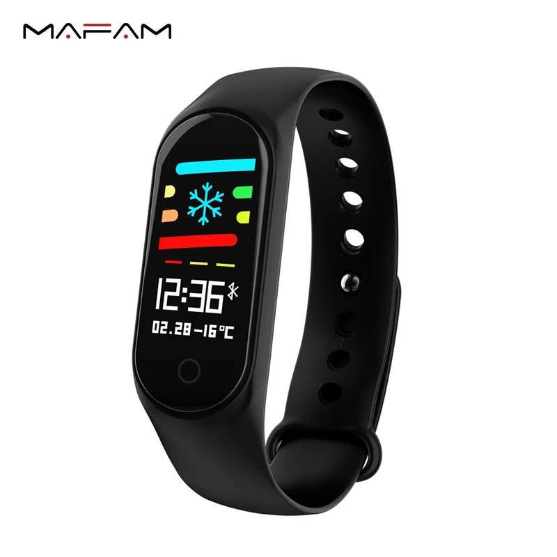 

MAFAM M3S Smart Bracelet Pedometer Fitness Bracelet Sleep Tracker Smart Watch Heart Rate Blood Pressure Monitor Smart Band IP67