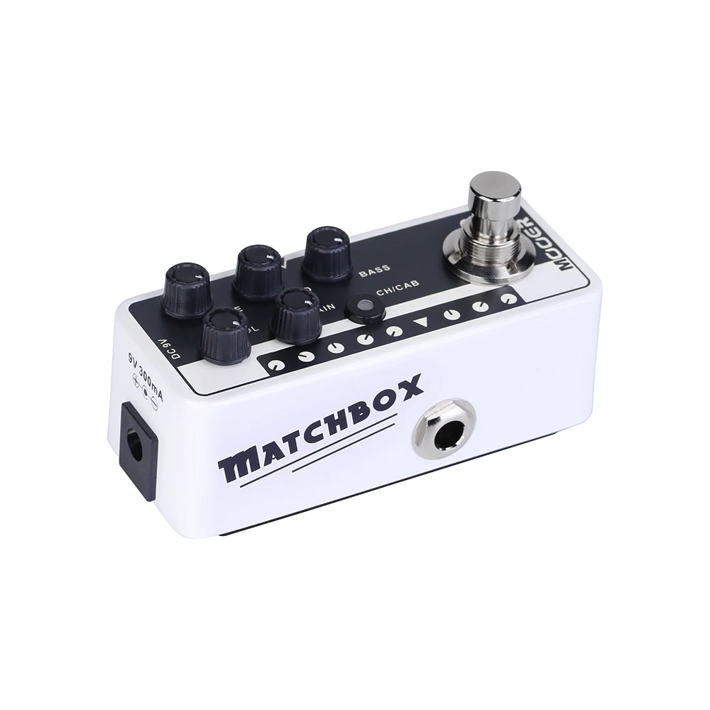 Электрогитара Mooer Preamp педаль эффектов с задержкой реверберации аксессуары