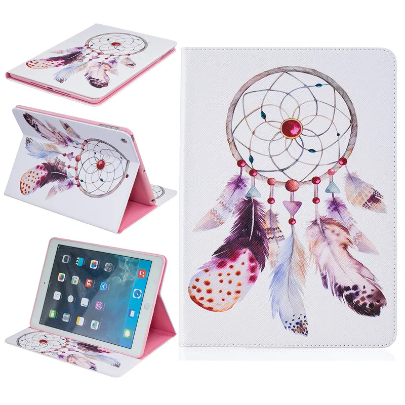 Cute Bear Case PU Leather For Ipad Air Case Butterfly Flower Stand Tablet Cover 9.7 Inch Wallet Fip For Apple Ipad Air 1 Cover (64)