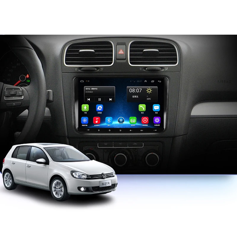 2003-2013 VW CC polo V 6R Jetta GLI Touran Tiguan Caddy Magotan Amarok 9 дюймов горизонтальный сенсорный экран Android автомобильный gps навигация