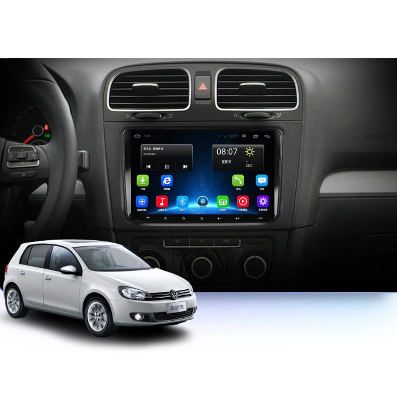 2003 2013 VW CC POLO V 6R Jetta GLI Touran Tiguan Caddy Magotan Amarok 9 дюймов горизонтальный сенсорный экран