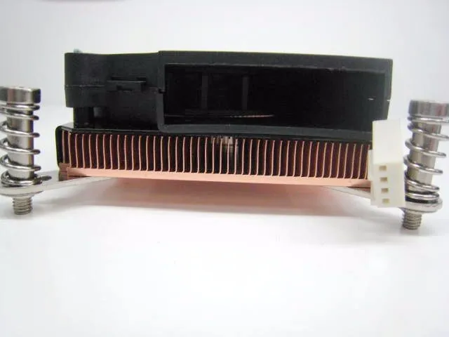 1U радиатор для платформы Intel 1356 1366 игла для вентилятора процессора медная червячная передача охлаждения