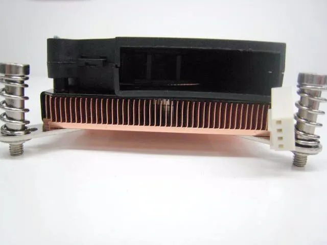 

1U Radiator for Intel platform 1356 1366 needle for cpu Fan Heatsink copper worm gear cooling