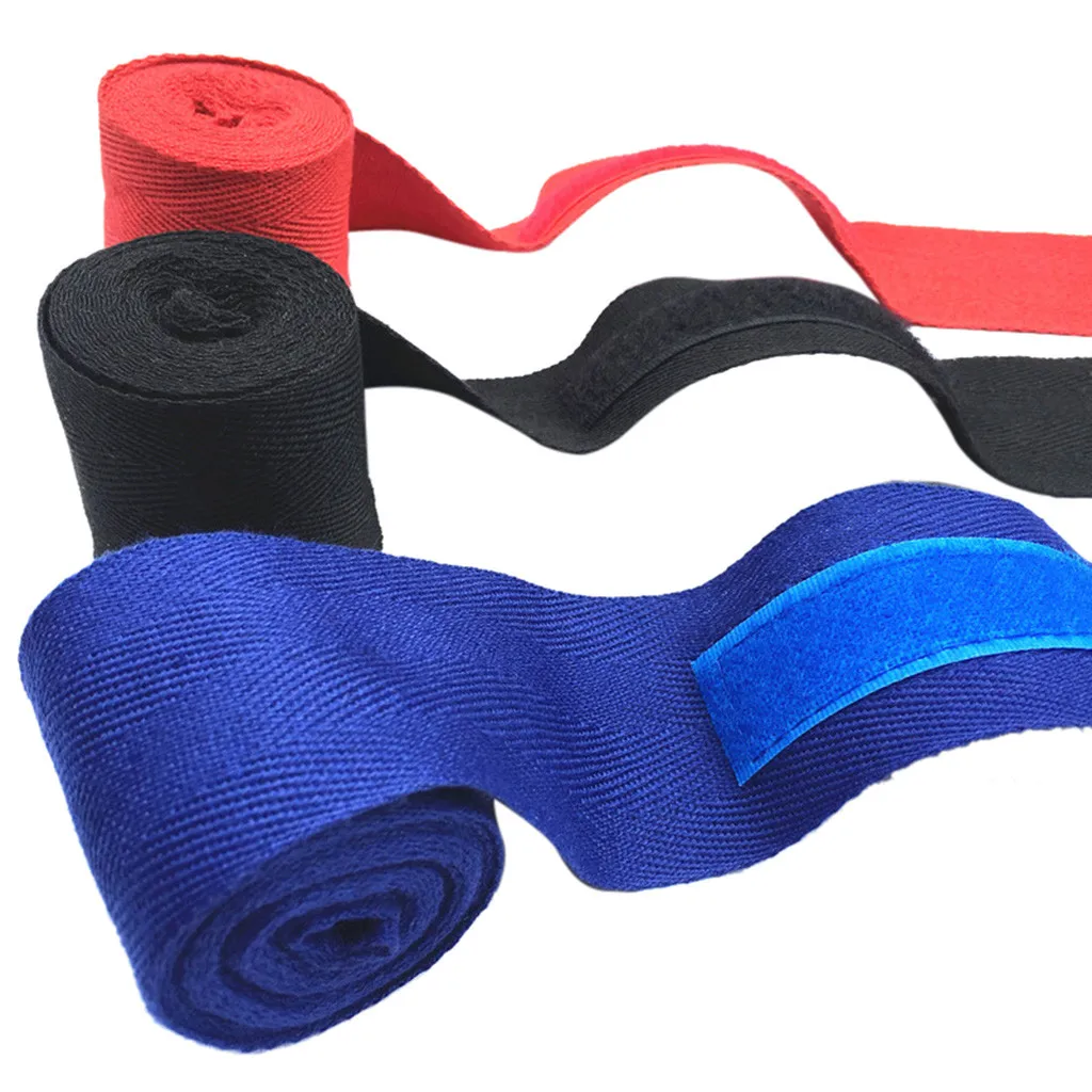 2.5M Cotton kick boxing bandage wrist straps Sport Strap Boxing Bandage Muay MMA Taekwondo Hand Gloves Wraps Hand Protection