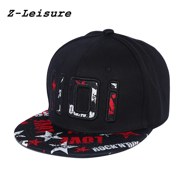 Hip hop Snapback CapsVintage Cool Flat Bill Baseball Cap Women Mens