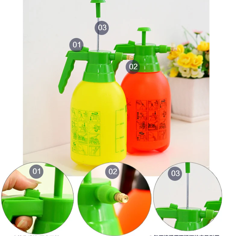 High Quality 2L Pneumatic watering spray nozzles for plastic bottles