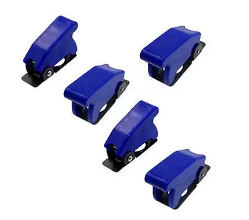 

Baomain 10Pcs 12mm Mount Dia. Blue Safety Flip Cover for Toggle Switch