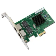 Двухпортовый гигабитный Ethernet адаптер сетевой адаптер NIC Broadcom BCM5709 chipset WY5709T