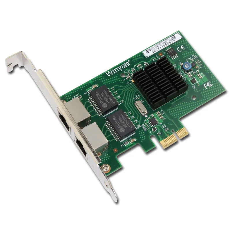 Сетевой адаптер Gigabit Ethernet с двумя портами чипсет Broadcom BCM5709 WY5709T|dual port gigabit|network
