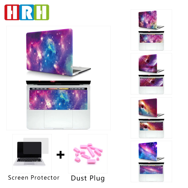 

2in1 Sky Pattern Design Hard Case and Matching Keyboard Cover for 2016 New Mac Pro13" A1708 Retina 15" A1707 w/without Touch Bar