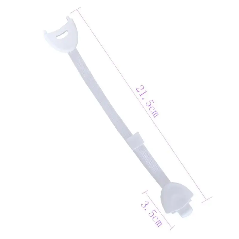 2pcs Baby Drawer Cupboard Safety Locks Straps Plastic Kids