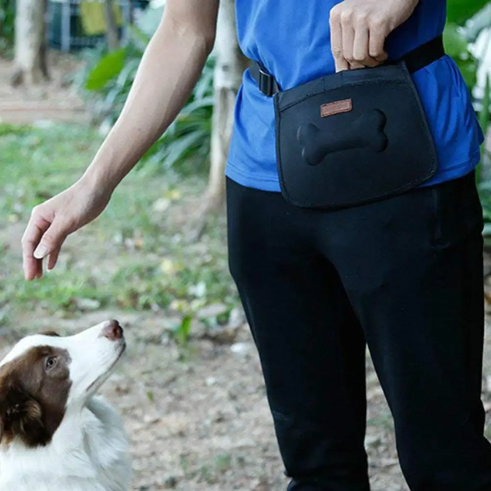 

Adeeing Pet Treat Pouch Dog Training Waist Bag Snacks Pockets with Adjustable Waist
