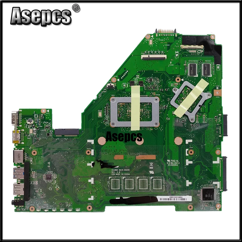 Asepcs N3540 CPU X550MJ GT820M 2 GB اللوحة X550MD REV 2.0 ل ASUS X550M X552M Y582M X550MD X550MJ اللوحة 100% اختبار موافق