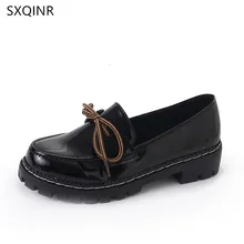 Женская обувь; коллекция года; женские повседневные туфли-оксфорды черного цвета с острым носком и бантом; удобная женская обувь без застежки на плоской подошве