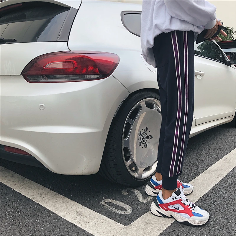 Fashion Casual Men's Pants Pants Spring And Autumn New M-2XL Stripes Loose Harem Pants Tricolor Personality Youth Popular