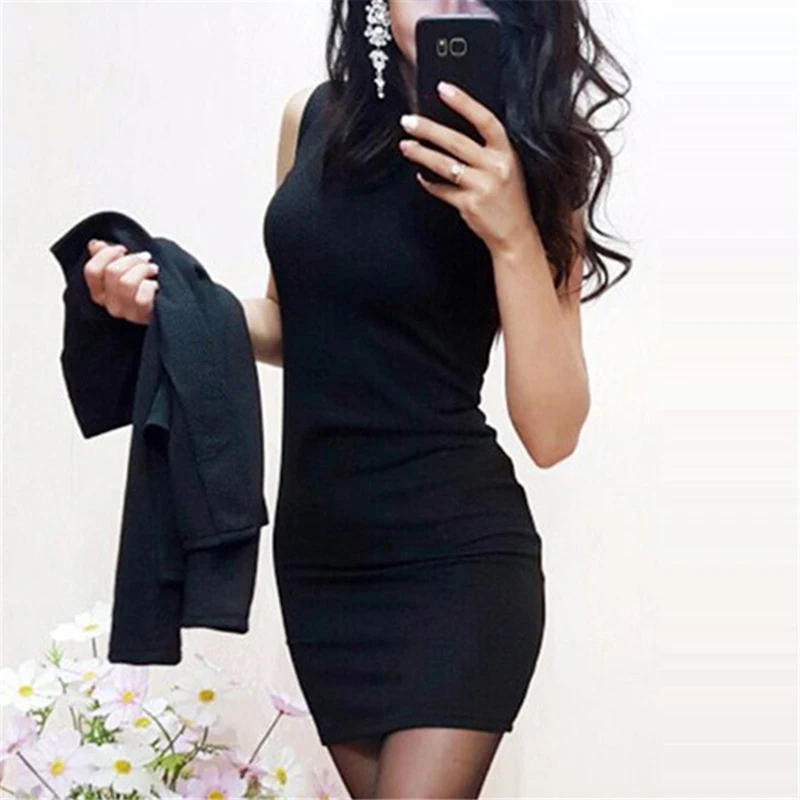 Женское платье без рукавов для деловых людей, спортивный костюм, комплект из 2 предметов, костюм платье для дам для работы, полный рукав, Блейзер, Женский комплект - Цвет: black