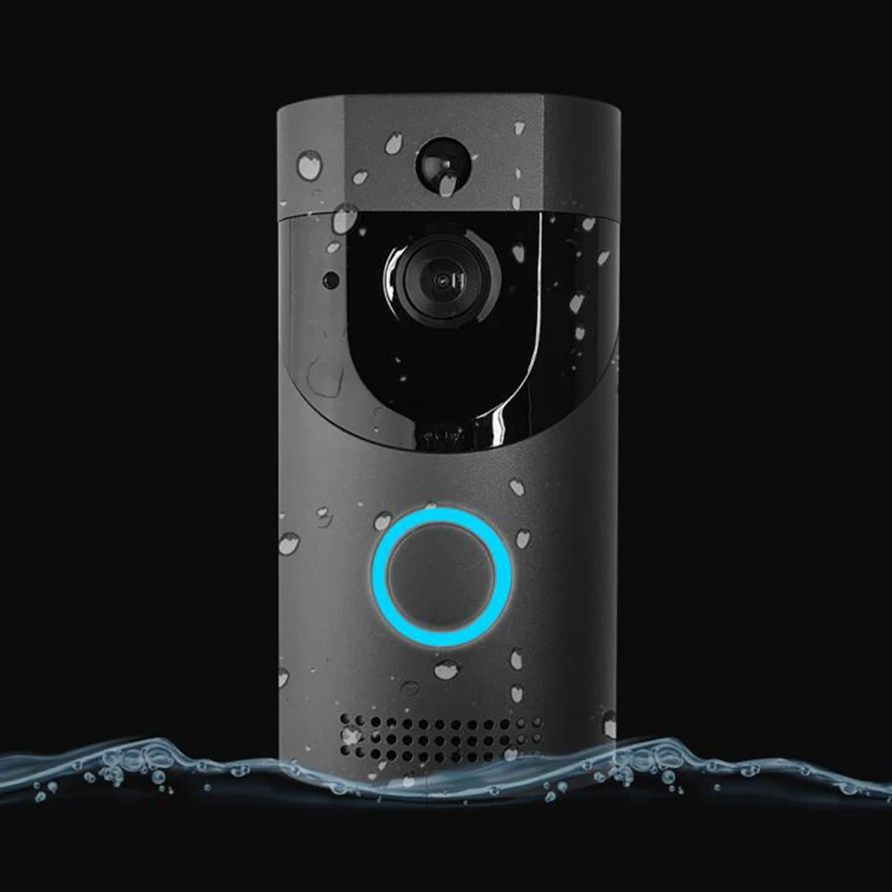 

WiFi Smart Video Doorbell Camera Wireless Door Bell Home Security Doorbell with 16GB Card Rechargeable Battery for iOS Android