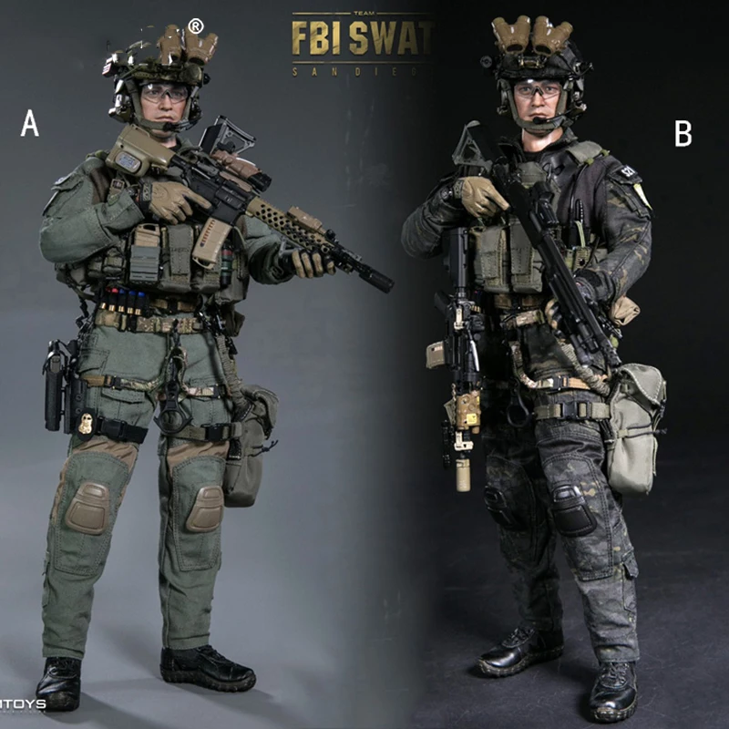 US 1//6 SWAT Soldier Action Figure Full Set with Uniform Accessories NB06A Gift