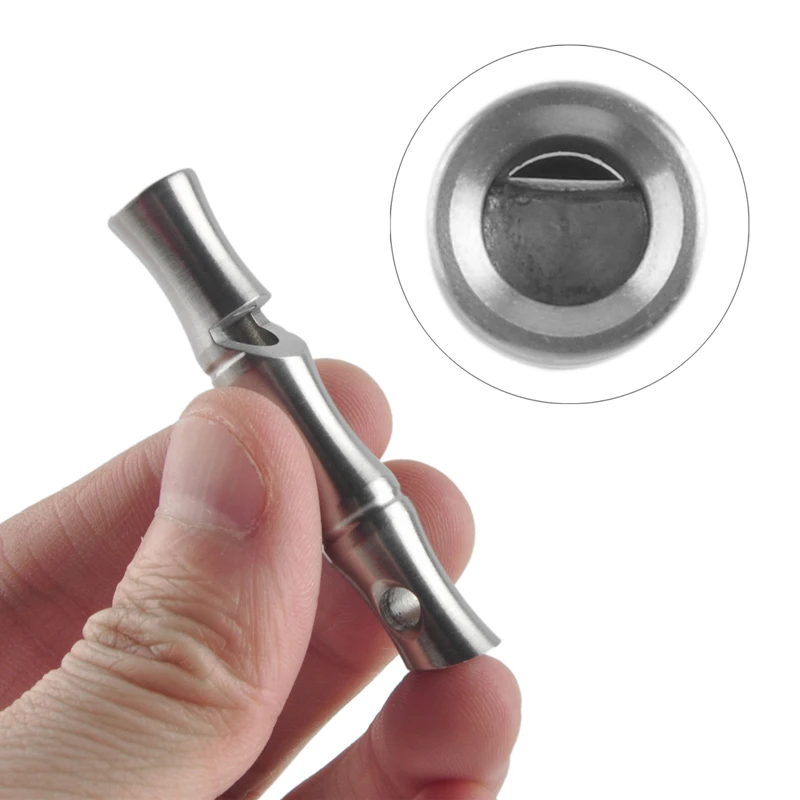 5Pcs Stainless Steel Whistle Outdoor Camping Survival Whistle High