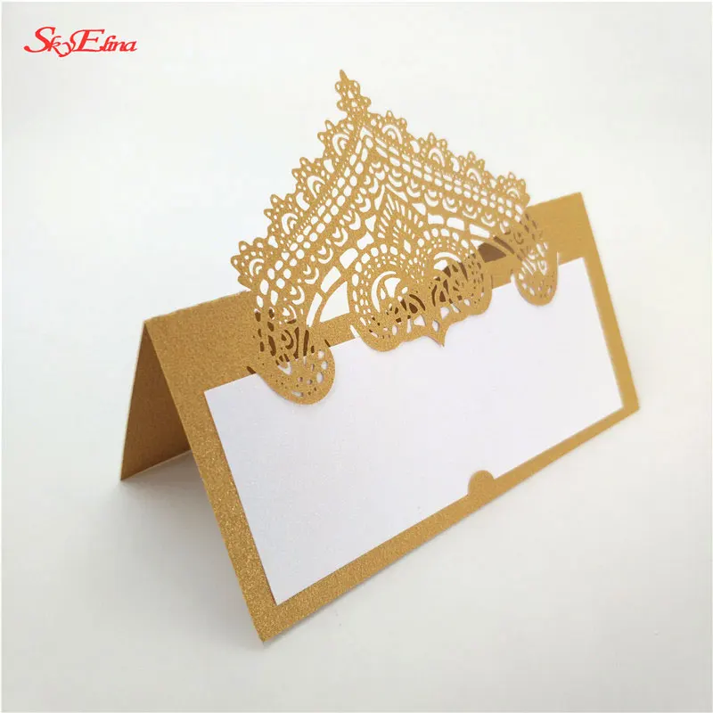 100pcs 99cmlaser cut table name card seat card wedding