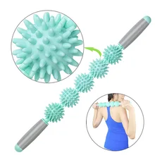 Йога Массажная палочка для тела спортивный инструмент физиотерапия восстановление точки давления валик для мышц ASD88