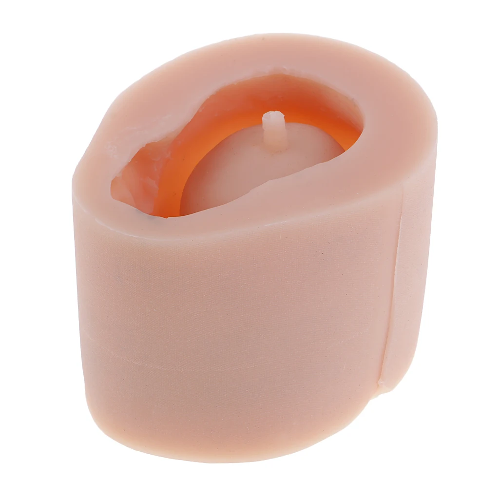 Silicone Halloween Skull Shaped Concrete Plaster Gypsum Flower Pot Mold Plant Holder DIY Soap Candle Making Mould