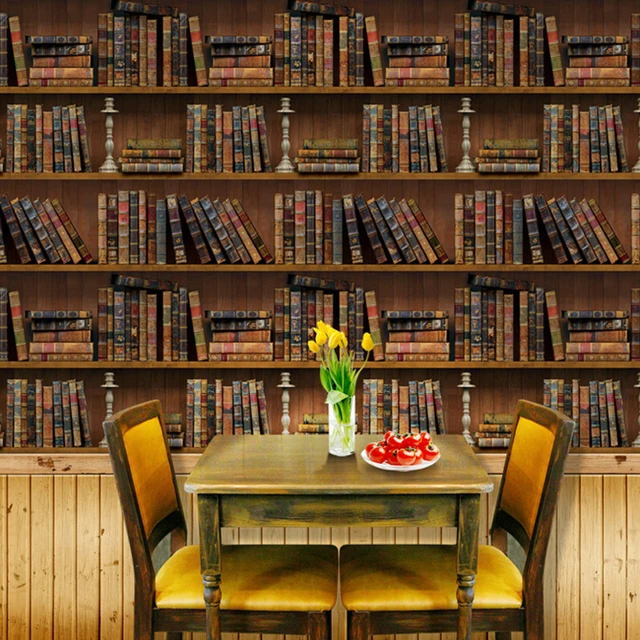 45 100cm Simulation Cabinet Books Library Wallpaper Home Decor 45 100cm Simulation Cabinet Books Library Wallpaper Home Decor Sofa Tv Wall Art Mural