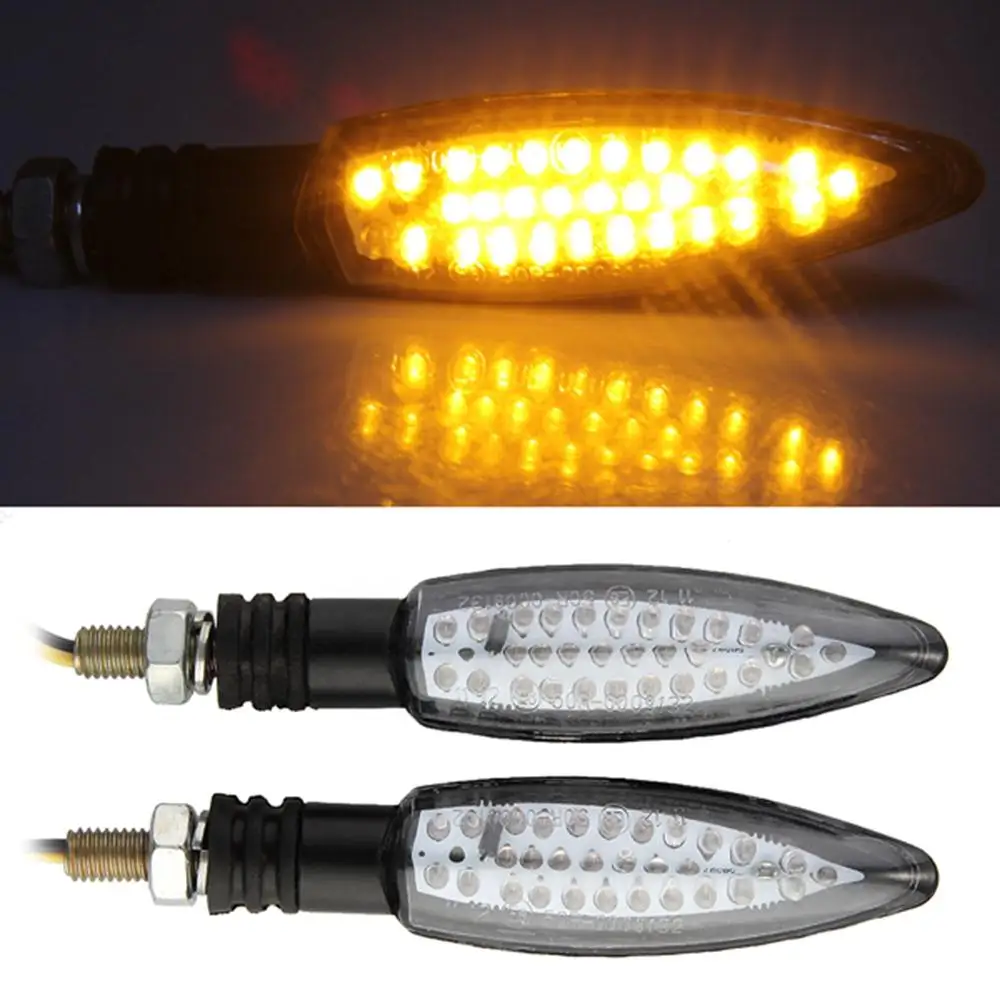 

2pcs Motorcycle yellow 30 LED Turn Signal Indicator Light Bulb turn signal lamp