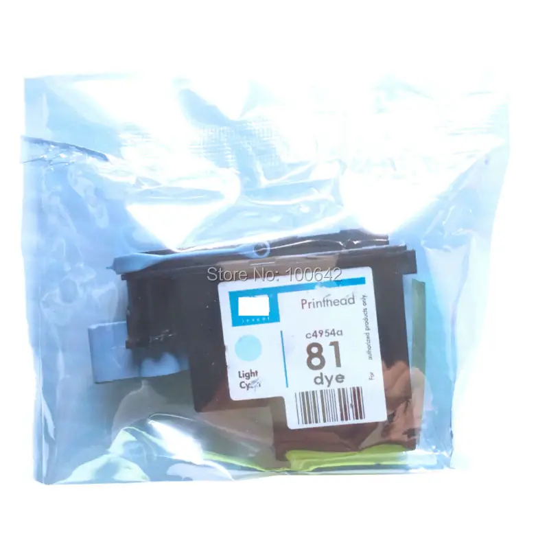 

YOTAT 1 pcs Light Cyan C4954A 81 printhead Designjet 5000 5000ps 5500 5500ps Remanufactured Printer head for HP 81 HP81