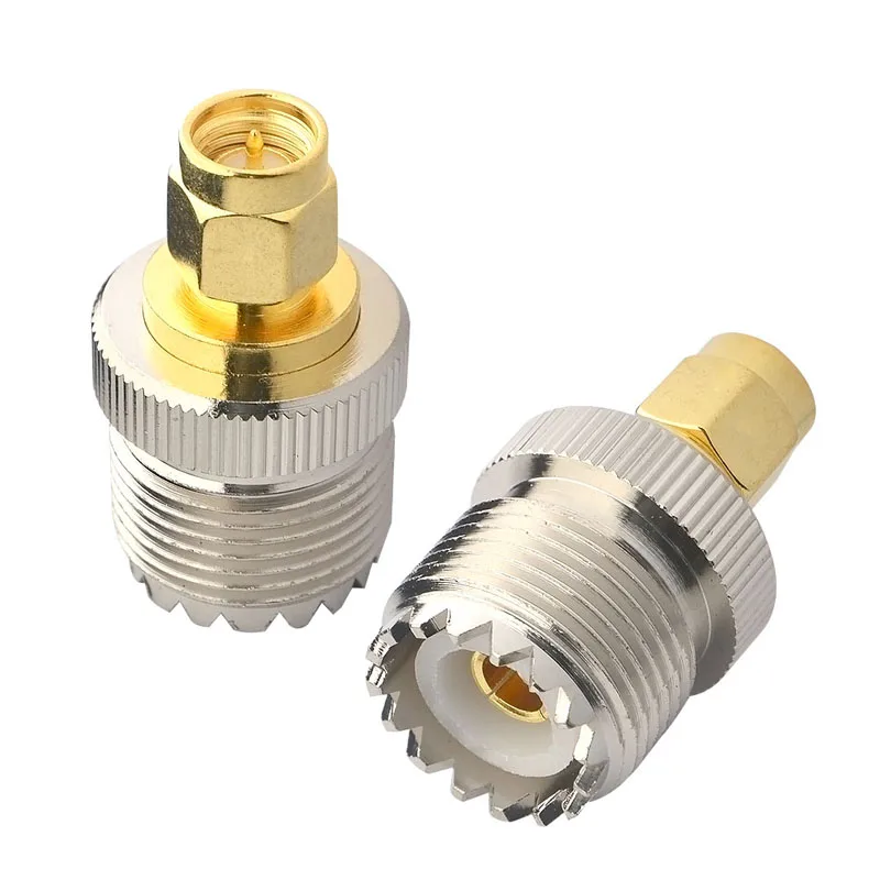 2 шт. RF коаксиальный переходник Coax SMA UHF N BNC комплект подключения к WiFi антенный