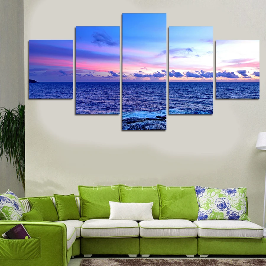 5pcs deep blue ocean home decor canvas wall art decor painting wall picture canvas art print on canvas for the home decoration - Ocean Home Decor 5pcs deep blue ocean home decor canvas wall art decor painting wall picture canvas art print on canvas for the home decoration - Ocean Home Decor