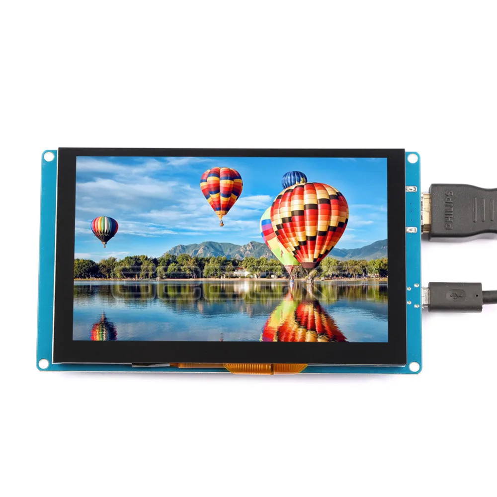 GeeekPi 5 дюймовый 800x480 дисплей емкостный сенсорный экран монитор для Raspberry Pi 4 B все