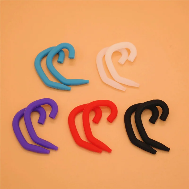 2pair( 4PCS ) BGreen Earphone Hook Ear Bud Silicone Ear Hooks Accessory