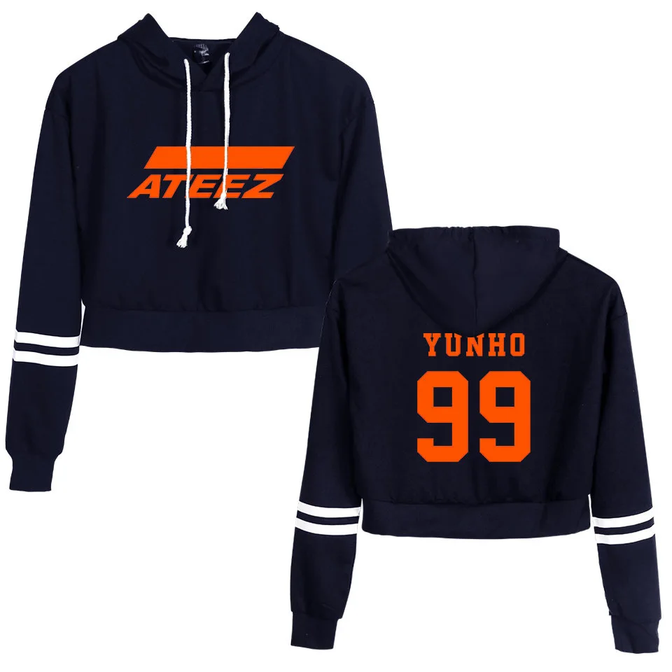 ★韓国人気★ESSU★TOUGH CROP HOODIE Amazon.com: HGps8w Womens Cropped Hoodies Pullover Zipper Up