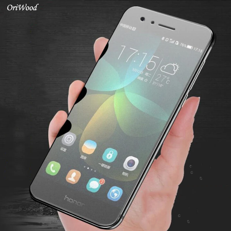 Матовое закаленное стекло OriWood с защитой от отпечатков пальцев для Huawei Honor Note 10