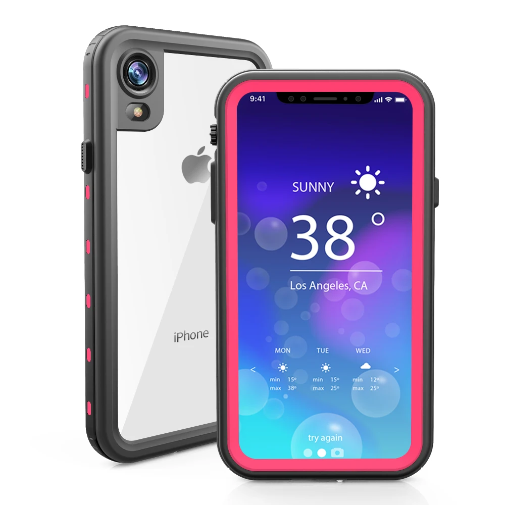  PC Cover For iPhone X XS XR XS MAX Waterproof Case For Samsung S8 S9 Plus Note 8 Note 9 Underwater Sealed Capas For iPhone X    (14)
