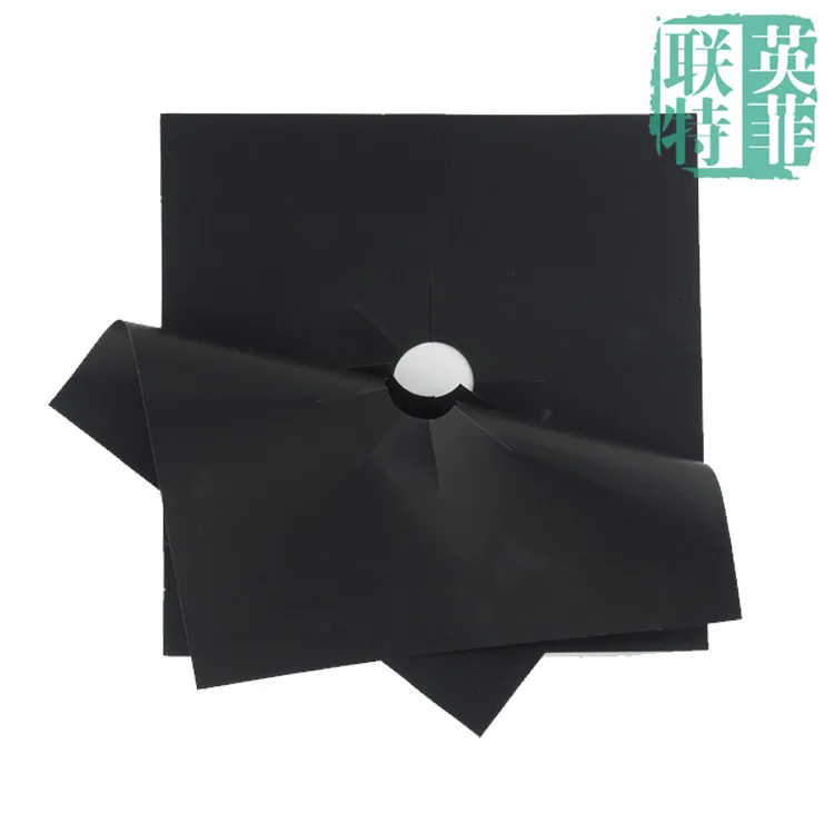 4pcs/pack  Teflon gas stove mat High temperature resistant Easy cleaning pad