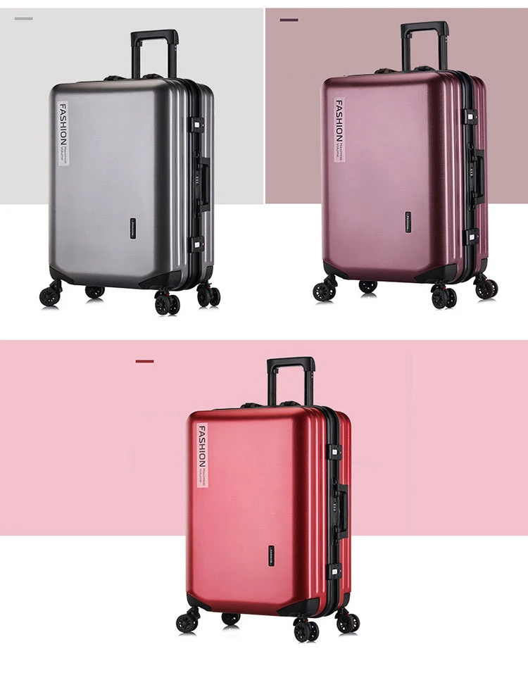 LEINASEN популярный модный чемодан на колёсиках 20 "22" 24 "26" дюймов, брендовый чемодан для путешествий для мужчин и женщин, чемодан на колесиках zipp
