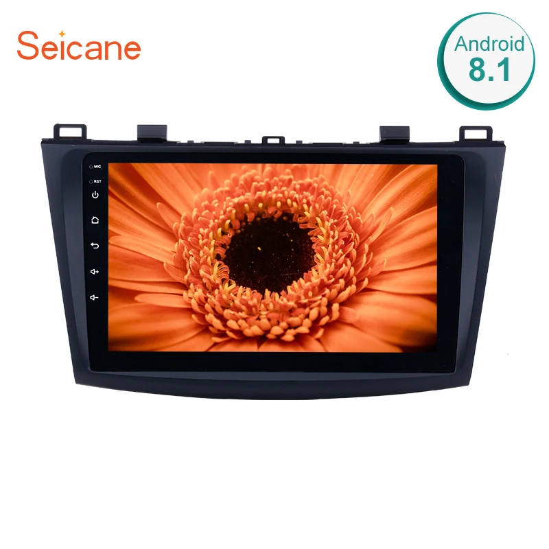 Автомагнитола Seicane для MAZDA 3 2009 2010 2011 2012 мультимедиа 9 дюймов четырехъядерный
