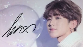 

hand signed IDOL PRODUCER NINE PERCENT CAI XUKUN autographed photo 4*6 052018C