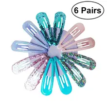 12 шт. кнопки Заколки для волос не скользящих металл заколки для волос аксессуары-заколки для волос зажим для хлопковые колготки для малышей, одежда для девочек