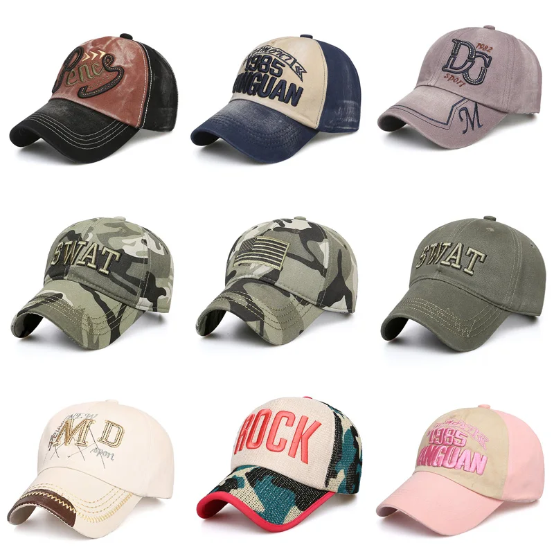 

Full Cap Hat Baseball Cap Men Brand High Quality Dad Hat For Women Snapback Flexfit With Bend Visor Male Bones Baseball Hat Caps