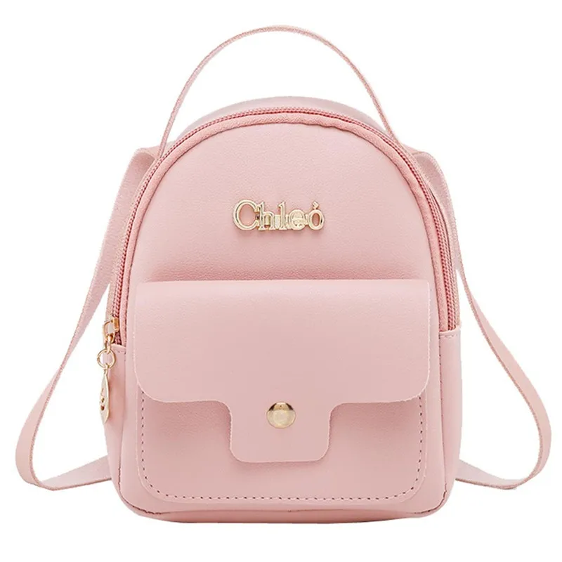 

New Designer Fashion Women Backpack Mini Soft Touch Multi-Function Small Backpack Female Ladies Shoulder Bag Girl Purse #40