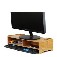 5 мм толщина нагрузки-высокое качество окружающей среды DIY деревянный компьютер DisplayStand канцелярский держатель Настольный Органайзер