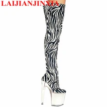 Laijianjinxia/ Специальное предложение большой ярдов Обувь на высоком каблуке, пикантные вечерние Обувь бары Ночные клубы пикантные ультра-тонкие прозрачные Обувь для танцев