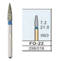 12 шт. стоматологический алмазный бор FG 1,6 мм пламени оживальной конец Бур для NSK Стиль высокое Скорость воздушная турбина FO-11, FO-21, FO-22, FO-S21