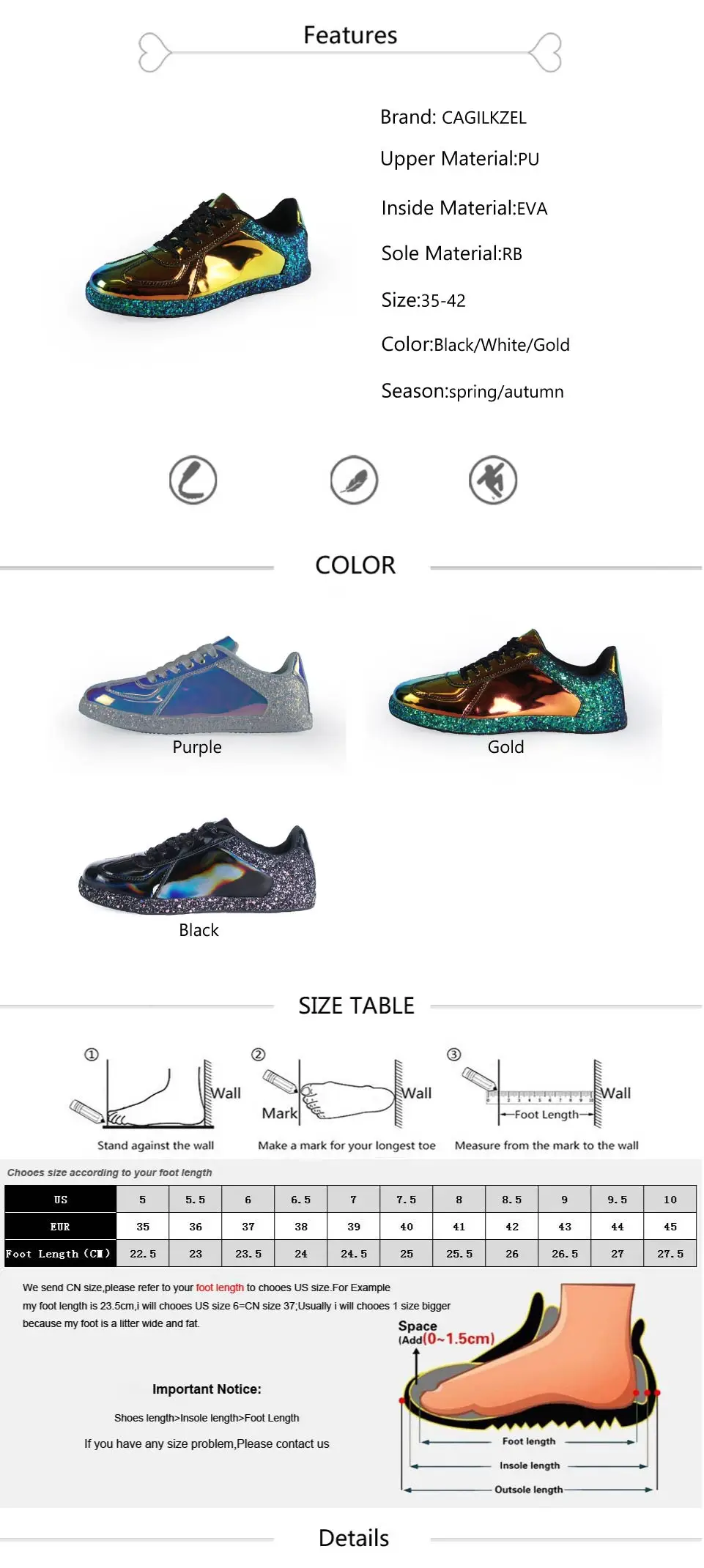 Fashion Sneakers Women Flats Shoes Casual Outdoor Walking Shoes Woman Lace-up Gold Glitter Ladies Shoes Zapatos Mujer (2)