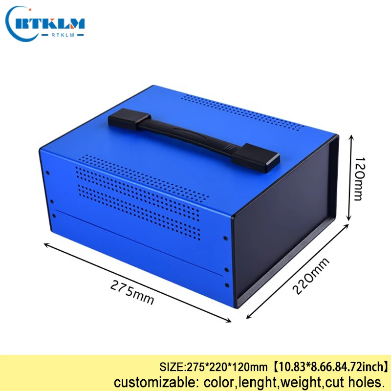 Железные корпуса для электроники, проектная коробка, самодельная распределительная коробка, железный корпус усилителя, корпус, корпус прибора, чехол 275*220*120 мм